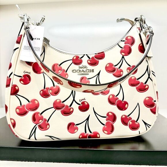 NWT❤️ COACH CY696 Teri Hobo Bag With Cherry Print CROSSBODY SATCHEL - Picture 9 of 9